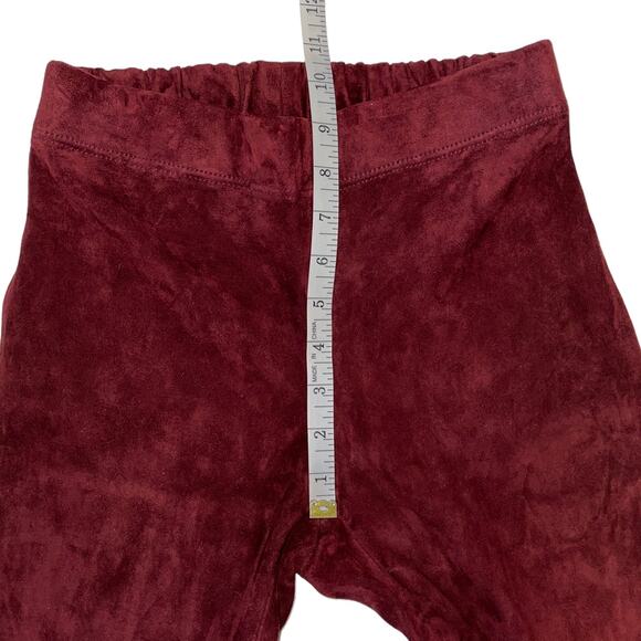 Joseph High Waist Straight Leg Maroon Suede Trouser Pants Size 40 - Picture 10 of 15